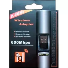 Mini Adaptador Rede Sem Fio Receptor Wifi Wireless Usb Para