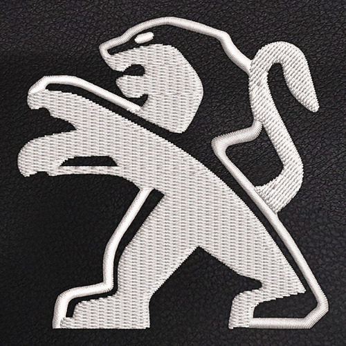 Bolsa  De Basura Para Carro Peugeot Logo Blanco Foto 3