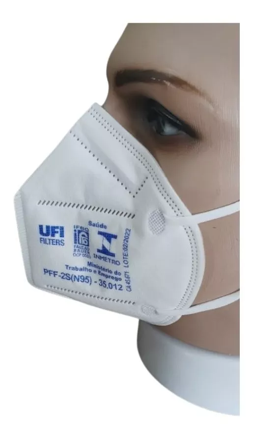 Respirador Mascara Pff2 N95 Defender - 5 Camadas Ufi ( 10pç)