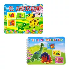 2x Abecedario + Numerales Libros Didácticos Educación Inicia