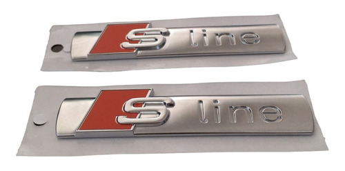 2 Emblemas Audi Sline 100% Originales Sq3 Sq5 Sq7 Sq8 Tt S3 Foto 2