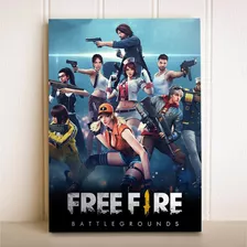 Placa Decorativa Jogo Garena Free Fire