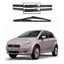 Kit Palheta Dianteira E Traseira Fiat Punto 2008 A 2016