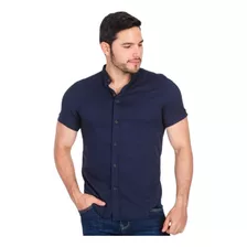 Camisas Cuello Militar Manga Corta Neru