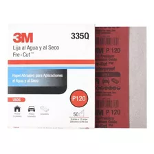 Lija Automotriz Agua Y Seco 2 En 1 Numero 120 3m