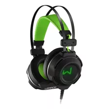 Warrior Swan Headset Gamer Usb-p2 Preto-verde - Ph225