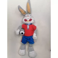 Peluche Original Bugs Bunny Fútbol Looney Tunes 30cm. 