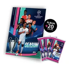 Kit Oficial Uefa 2023/2024 Álbum Capa Cartão + 20 Envelopes 