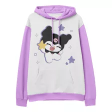 Sudadera Kuromi Diversión Estrellas Sanrio