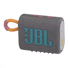 Jbl Go 3 Bluetooth Portátil 4,2w Prova D'água Cor Cinza 