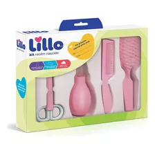 Kit Higiene Recem Nascido Rosa Lillo