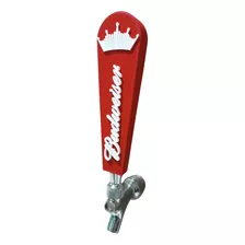 Tap Handle Chopeira Budweiser Rótulos Cervejeiros Relevo 3d 