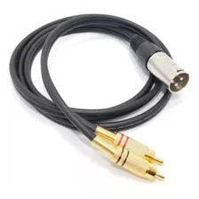 Cable Canon Xlr A 2 Rca Macho 1 Mt Audio Mixer Potencia