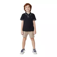 Camisa Polo Básica Menino Algodão Infantil Hering Kids 53c2