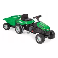 Auto Tractor Con Zorra Remolque Pedal Infantil Niños Pilsan®