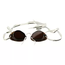 Óculos De Natação Hammerhead Swedish Pro Sueco-branco/marrom Cor Marrom/transparente