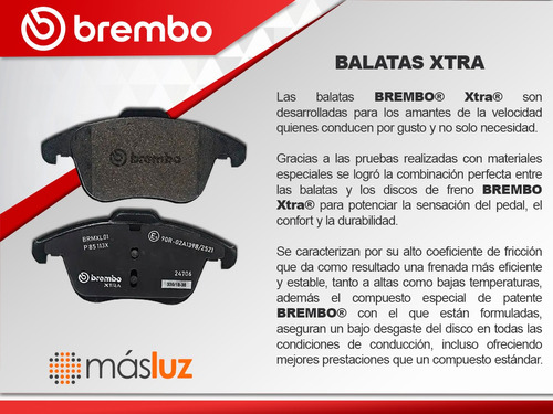 Balatas Sport Xtra Delanteras Passat 2012/2018 Brembo Foto 4