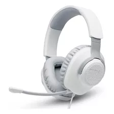 Headset Gamer Quantum 100 Com Fio E Microfone Branco Jbl Cor Da Luz N/a