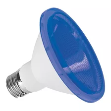 Lâmpada Par30 Led 10w Azul 127/220v Ip65 Luminatti 110v/220v