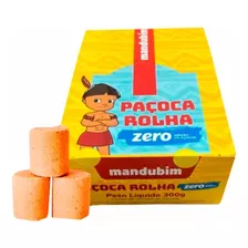 Paçoca Rolha Zero Açúcar Mandubim (cx Com 20 Un De 15g)