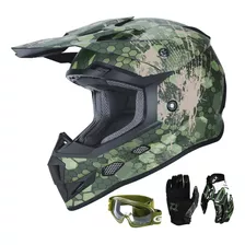 Glx - Casco De Cara Completa Gx623 Dot Para Motocros, Motoci