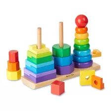 Juguetes Metodo Montessori Set Madera Figuras Melissa & Doug