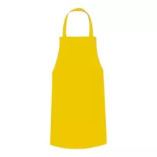 Delantal Industrial Reforzado Color Amarillo En Pvc Cal-18