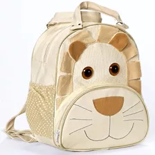 Mochila Escolar Infantil - Tamanho G - Leão - Menino 