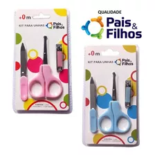 Kit Para Unhas Bebê Infantil Azul Atacado - Pais E Filhos