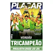 Poster Do Palmeiras Tricampeão Paulista 2024 - Placar