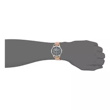 Timex Reloj De Correa De Cuero Marrón / Gris Tw4b01700 Para 