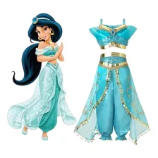 Fantasia Jasmine Infantil Luxo Aladim - Disney Princesas