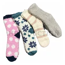 Pack De 3 Calcetines Calientes Invierno Lana Medias Suaves