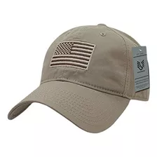 Rapiddominance Tonal Flag Gorra Gráfica Relajada, Caqui