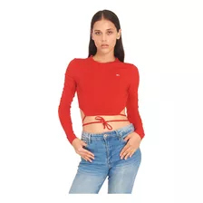 Crop Top Tommy Jeans Mujer Dw0dw16922