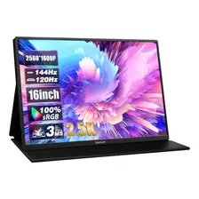 Monitor Portatil 16 144hz 2.5k Zeuslap Hdmi Usb-c Gamer 4k