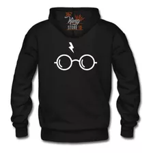 Poleron Cierre + Taza, Harry Potter, Hogwarts, Lentes, Xxxl / Kingstore10