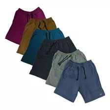  Kit De 5 Bermudas Infantil Menino Moletinho 2 4 6 8 Oferta