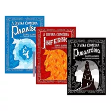 Kit A Divina Comédia 3 Livros (inferno, Purgatório, Paraíso)