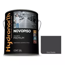 Tinta Acrílica Premium Novopiso Hydronorth 3,6lt - Cores Cor Cinza-escuro