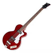 Hofner Hi-cb-pe-rd Ignition Pro Club Bass, Rojo Metálico