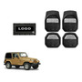 Tapetes 4pz Charola 3d Logo Jeep Wrangler Sport 2007 A 2023