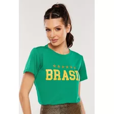 Tshirt Camiseta Do Brasil Feminina 