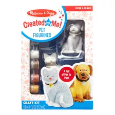 Melissa Y Doug Decorateyourown Mascotas Figurines Kit Para M