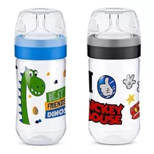 Kit Mamadeira Super Evolution Mickey E Dino 300ml Lillo