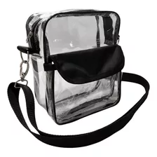 Bolsa Shoulder Bag Transparente Shoulderbag Soft Com Tampa