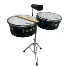 Timbal Promate Professional Timbale Black 14 -15 D131tbk