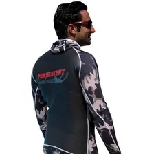 Playera De Neopreno 1mm Lycra Con Capucha Pesca Submarina S