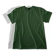 Kit 2 Camiseta Extra Grande Plus Size Gg A G8 Básica Lisa 