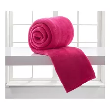 Cobertor Corttex Home Design Microfibra Cor Rosa Com Design Liso De 2m X 1.5m